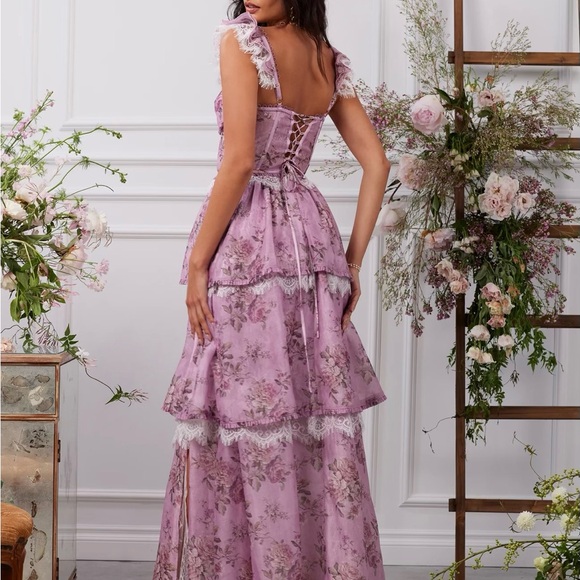 V Chapman LN Prom Dress Sz 4 - Picture 2 of 5